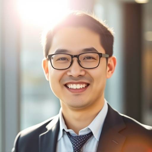 Benjamin Lee, Chief Technology Officer of EduSpark, wearing glasses and smiling.