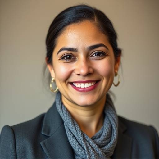 Carolina Garcia, Head of Curriculum Development at EduSpark, looking at the camera with a warm smile.